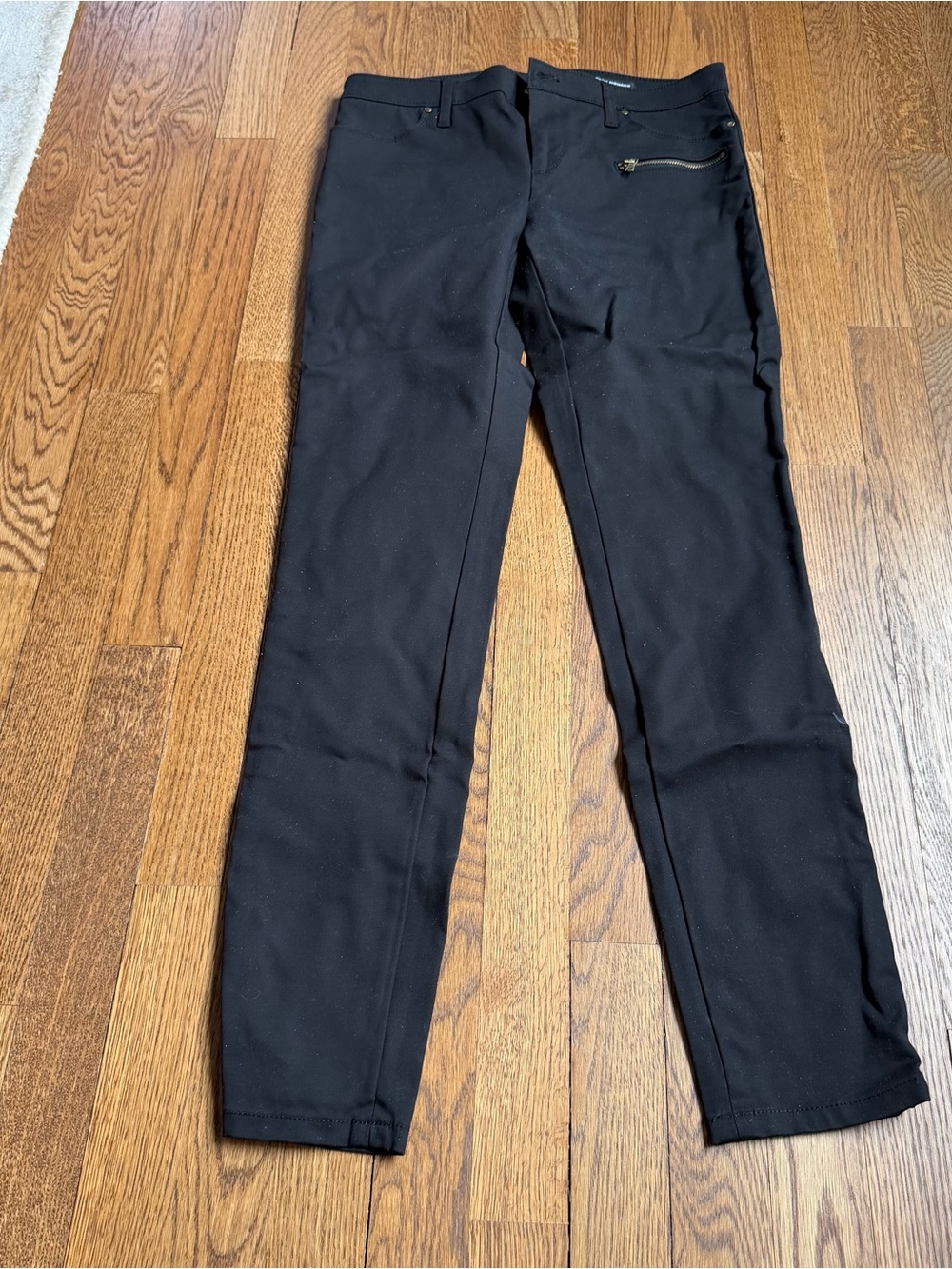 Club Monaco Black Moto Skinny Ankle Pants Size 4